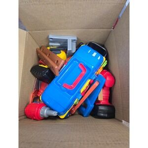 Tool Set Toy Drill Saw Wrench Vise and more Kids Play
